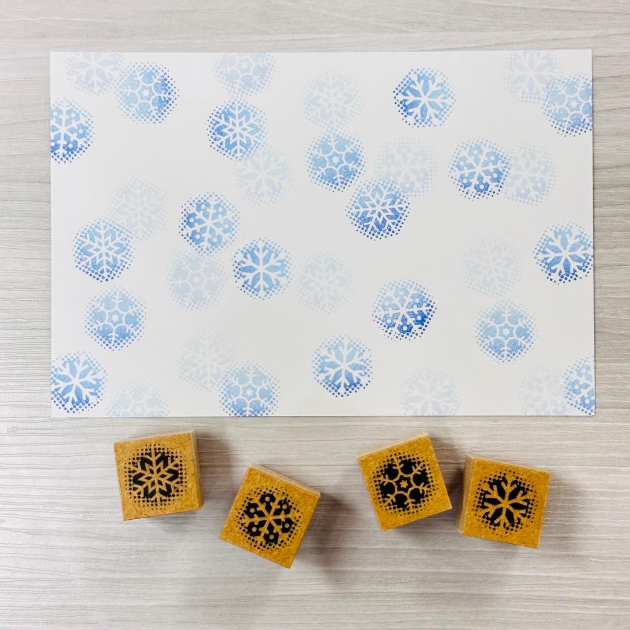 漫画家気分なほわ雪スタンプセット【小】 | 2枚目