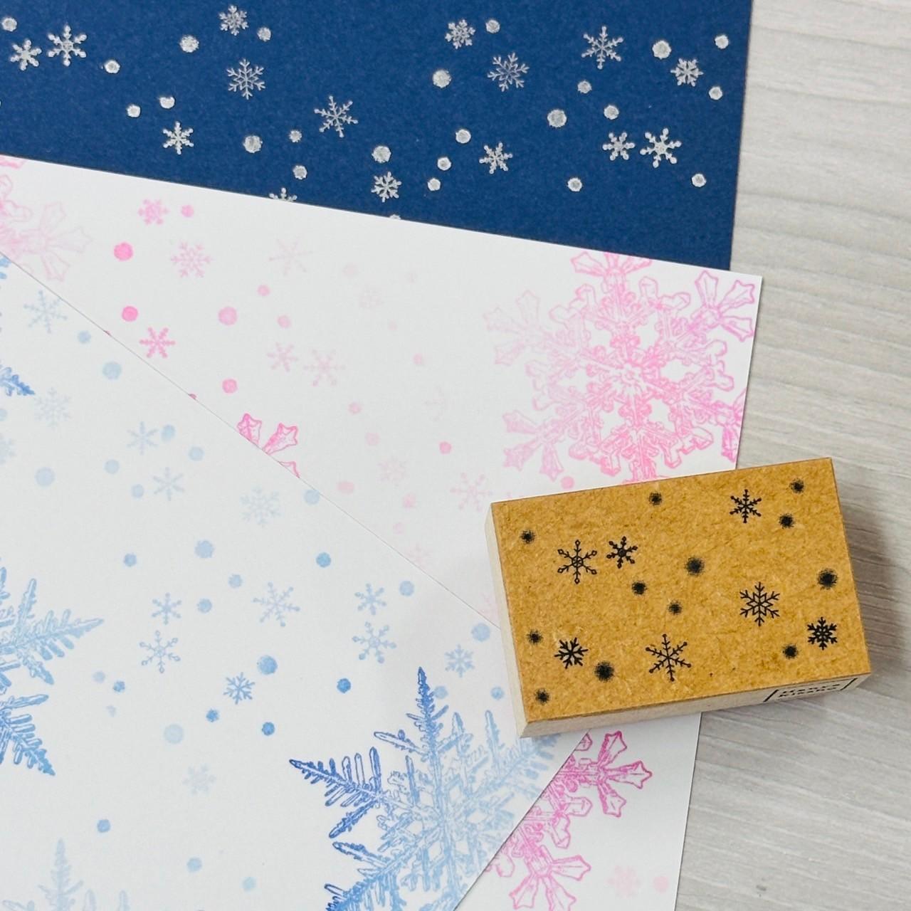 雪を降らせるスタンプ | 3枚目