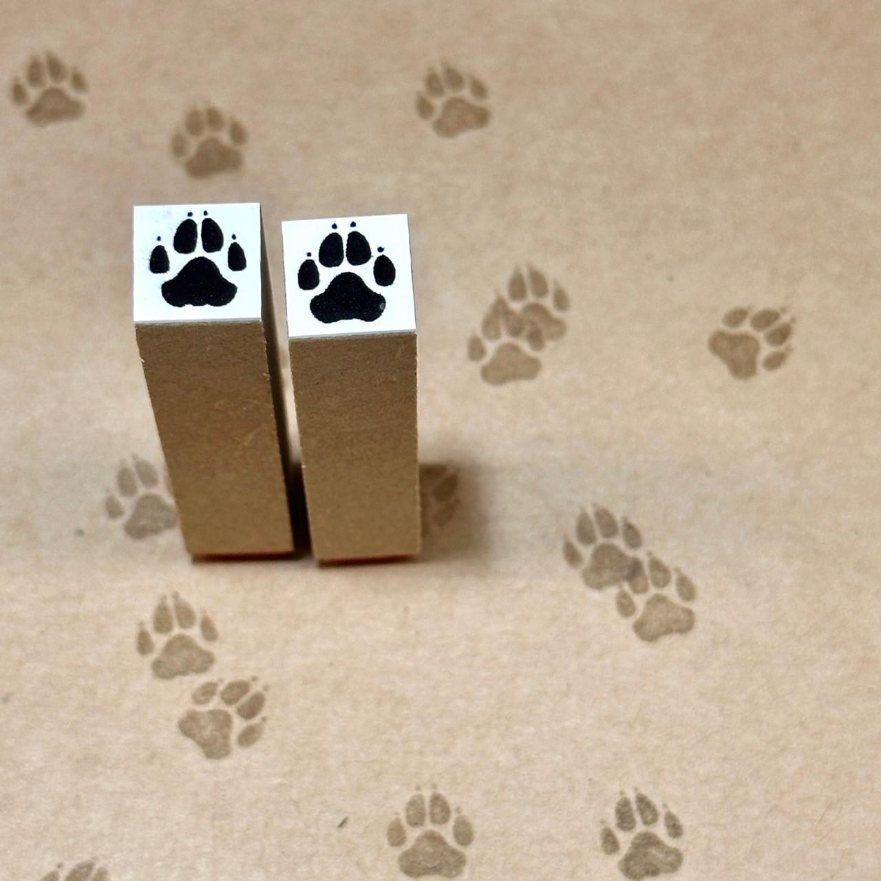 犬の足跡スタンプ1枚目の画像