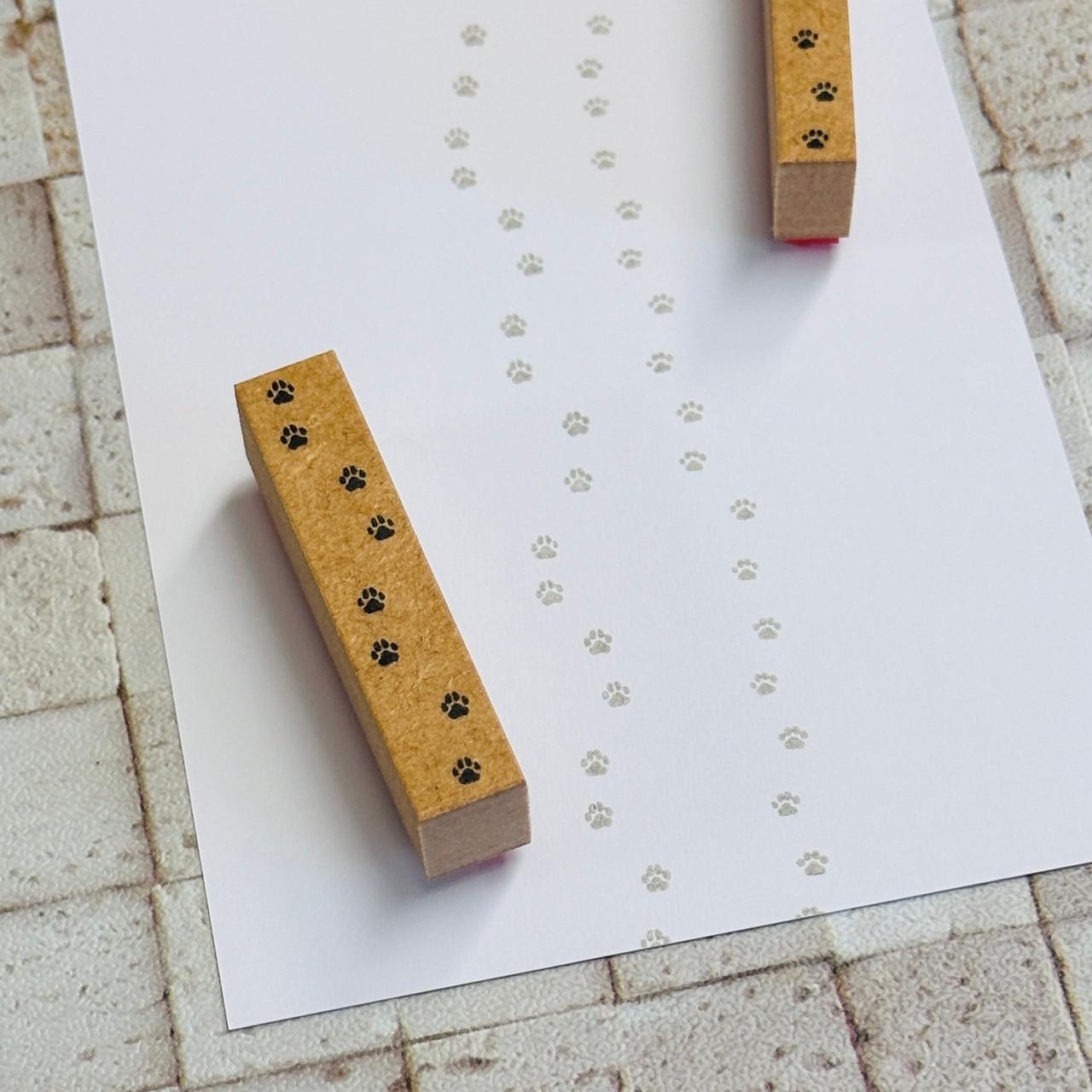 犬の足跡ラインスタンプ | 3枚目