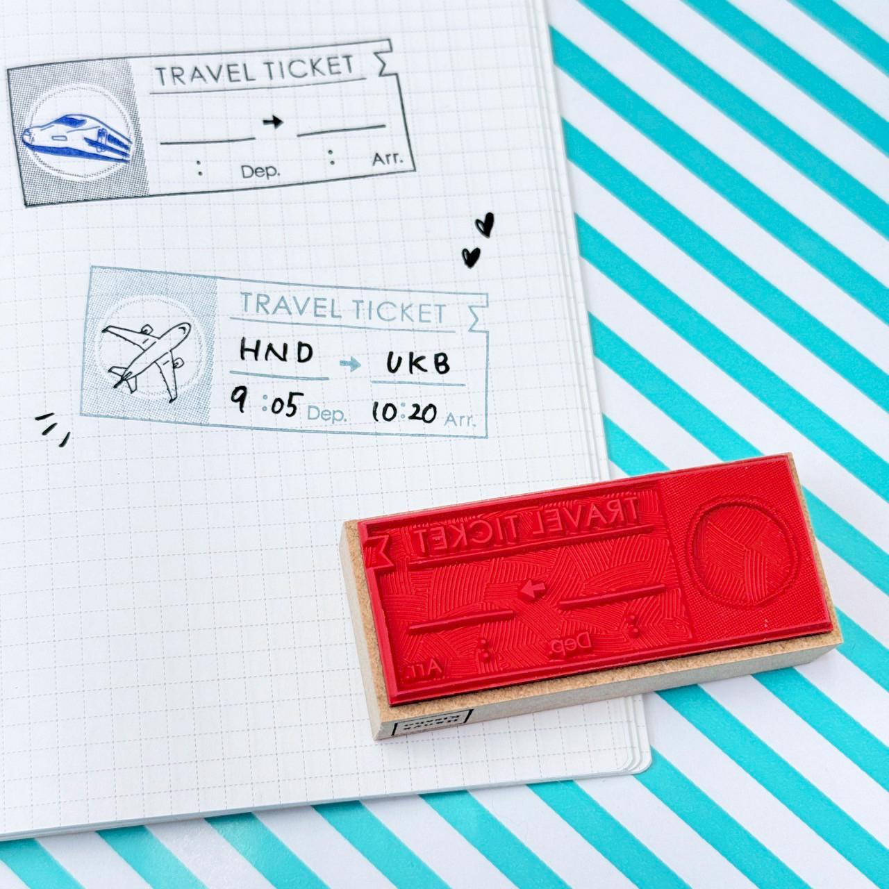発着時間のチケットスタンプ | 3枚目