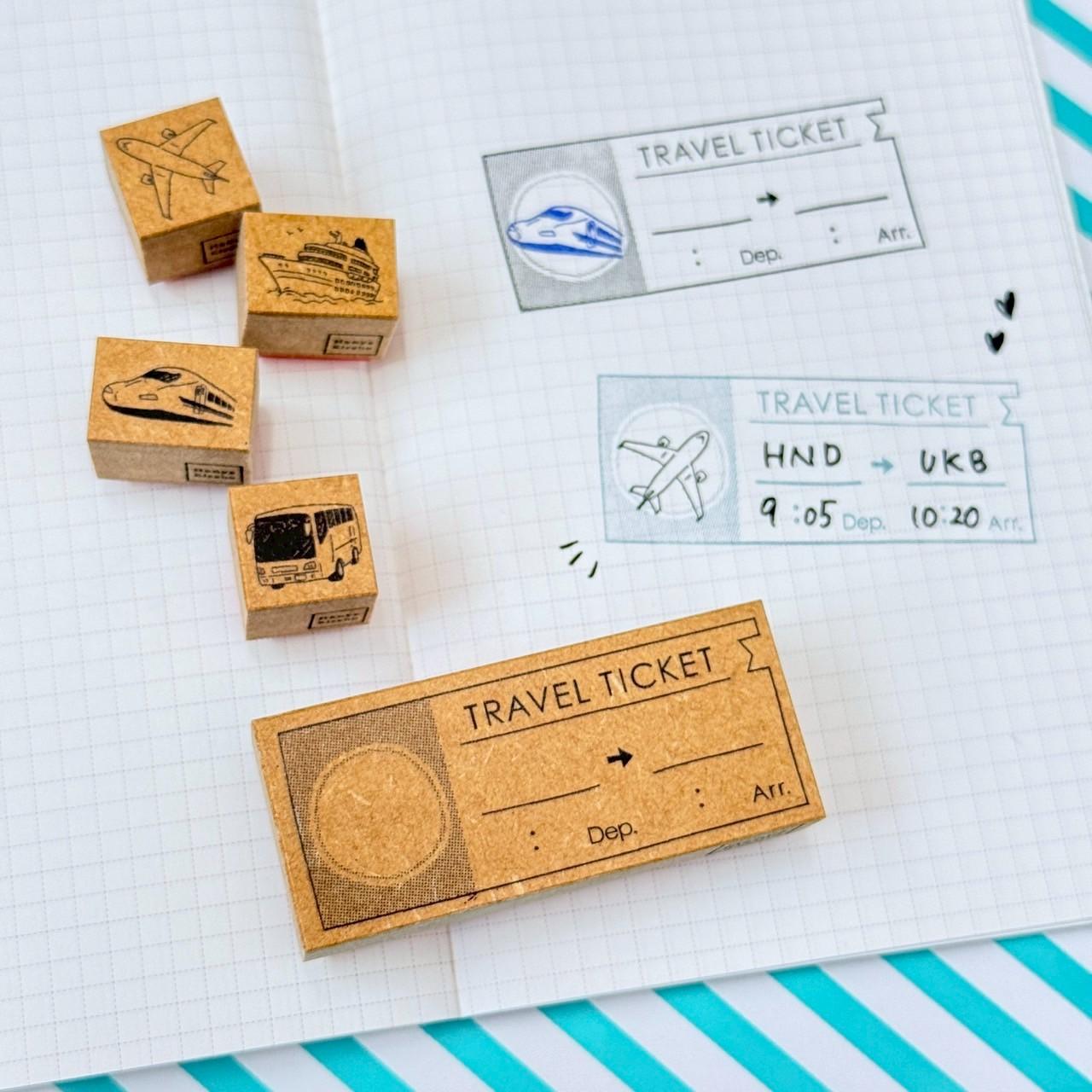 発着時間のチケットスタンプ | 4枚目