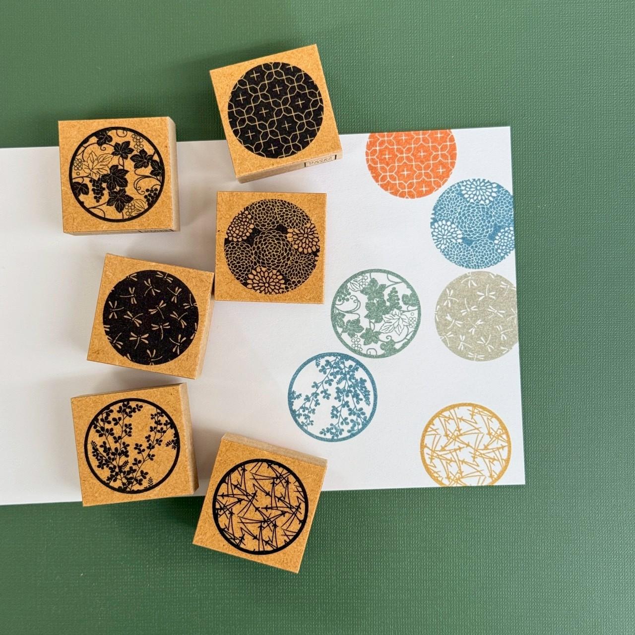 秋の和柄　丸形 | 2枚目