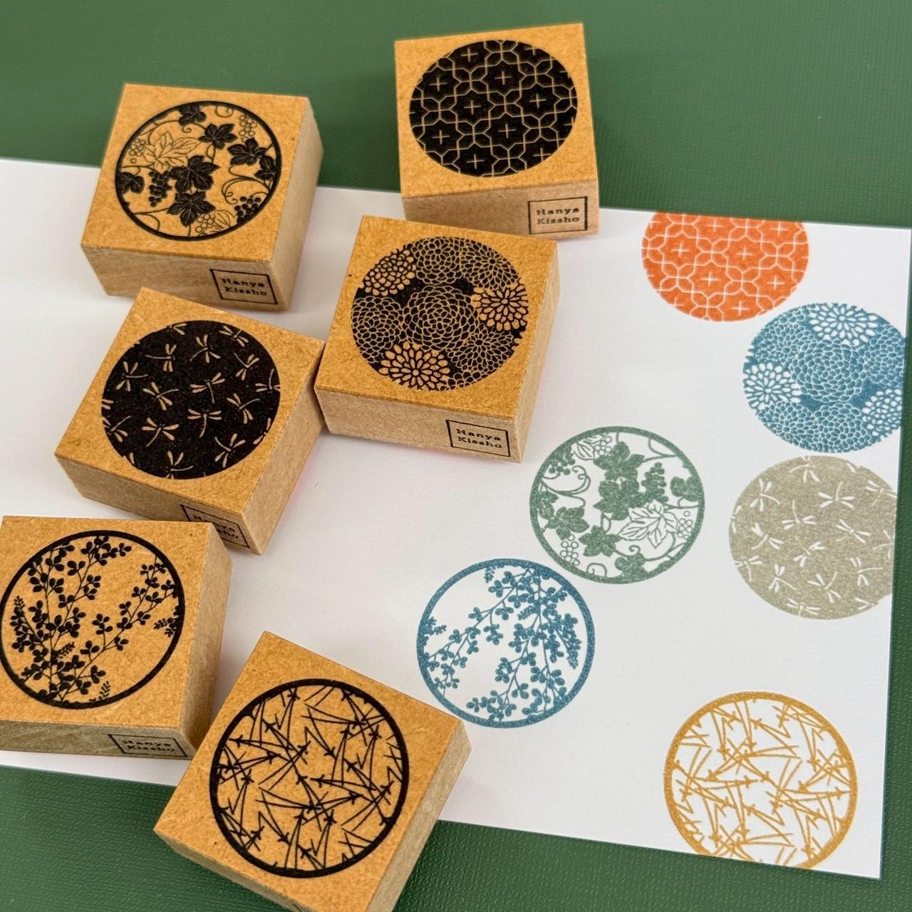 秋の和柄　丸形 | 3枚目