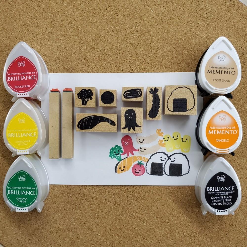 【20個限定30%OFF】ピクニックお弁当のスタンプセット | 2枚目